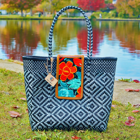 Handwoven Oaxaca Handbag - Sol Beach Tote Max - Turquoise – Sol Y Luna  Artisan Boutique