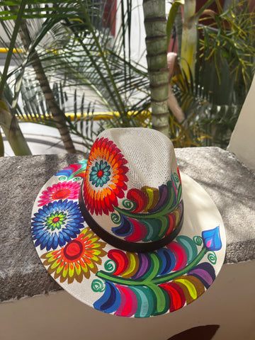 Hand Painted Mexican Hat